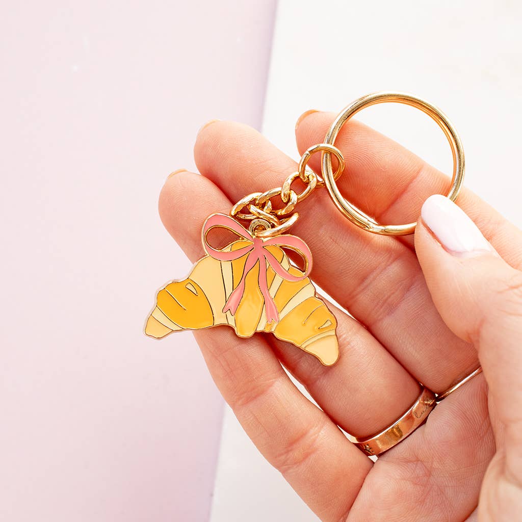 TreatBox – wholesale Keychain – Women's – Croissant Keyring0