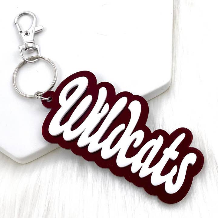 Doohickies - Vente Porte-clés – femme - Mascottes acryliques en couches personnalisées (commentaire avec mascottes) -Spirit Keychains2