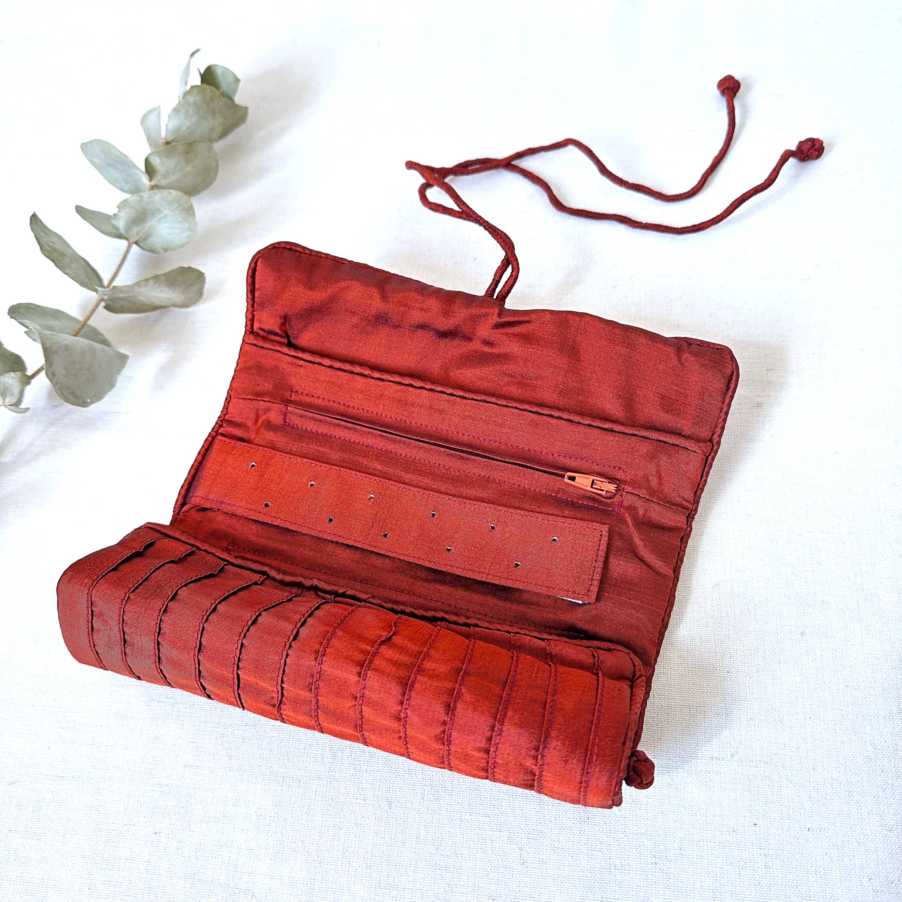 Sophie Silks - Wholesale Jewellery box/organiser - Silk Jewelry Roll6