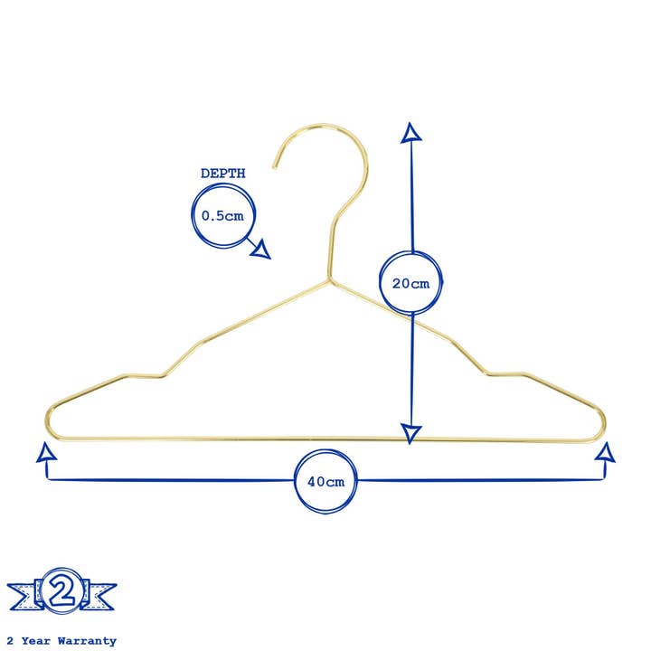 Rinkit Ltd - Wholesale Clothes Hangers - Metal Coat Hanger - By Harbour Housewares