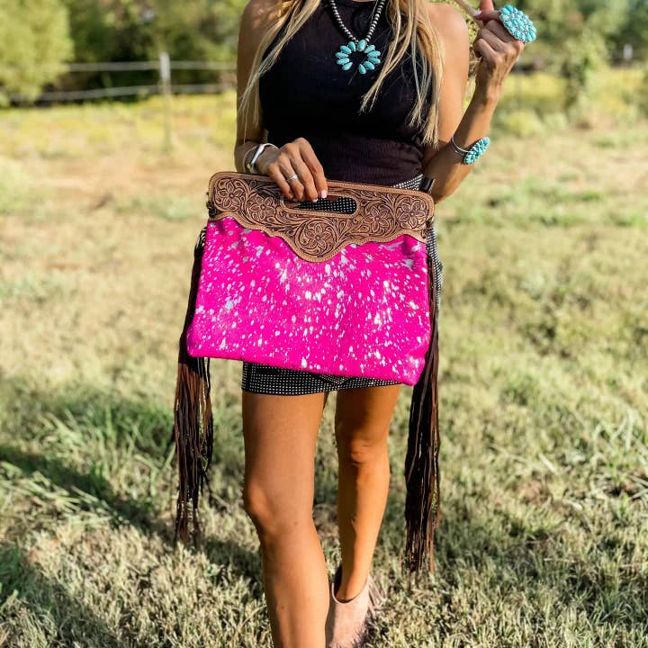 Boho Ranch Shop - Wholesale Crossbody Bag - Women's - The Maggie - Hand Tooled Leather Cowhide Crossbody Purse Bag15