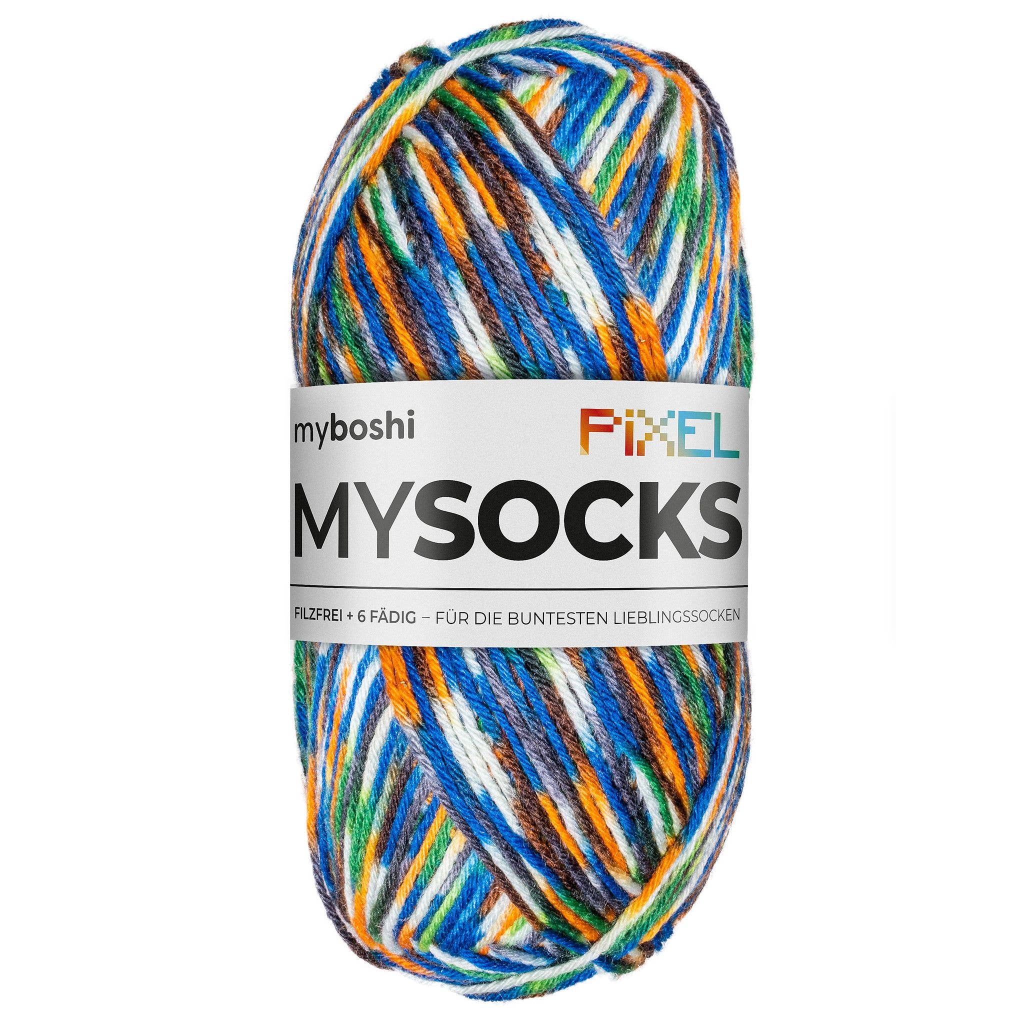 myboshi - Wholesale Yarn - mysocks Pixel 6-ply sock wool4