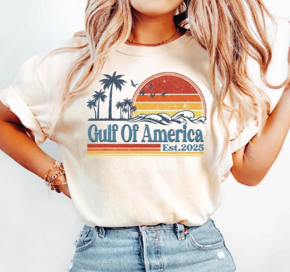 Eleven Fashion - Wholesale Screen Printed T-Shirt - Women's - Gulf Of America Shirt