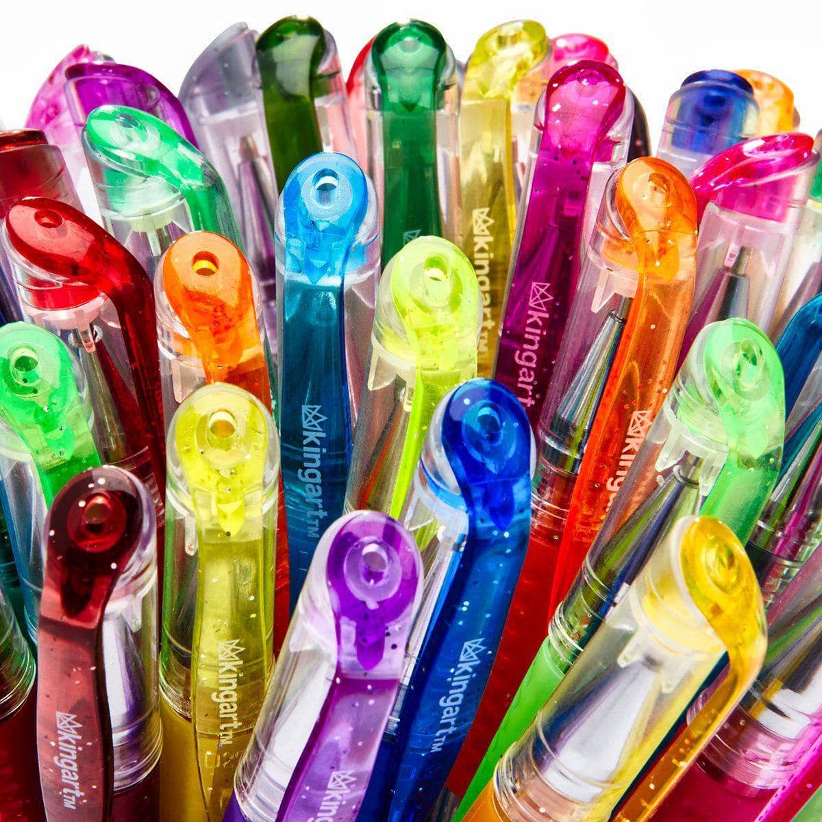KINGART - Wholesale Pen - Gel Pens 50 Glitter Colors5