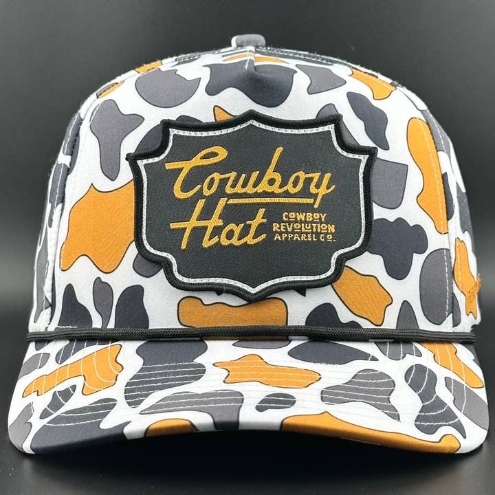 NOLA White Patch “Cowboy Hat” for wholesale by Cowboy Revolution Apparel Co.