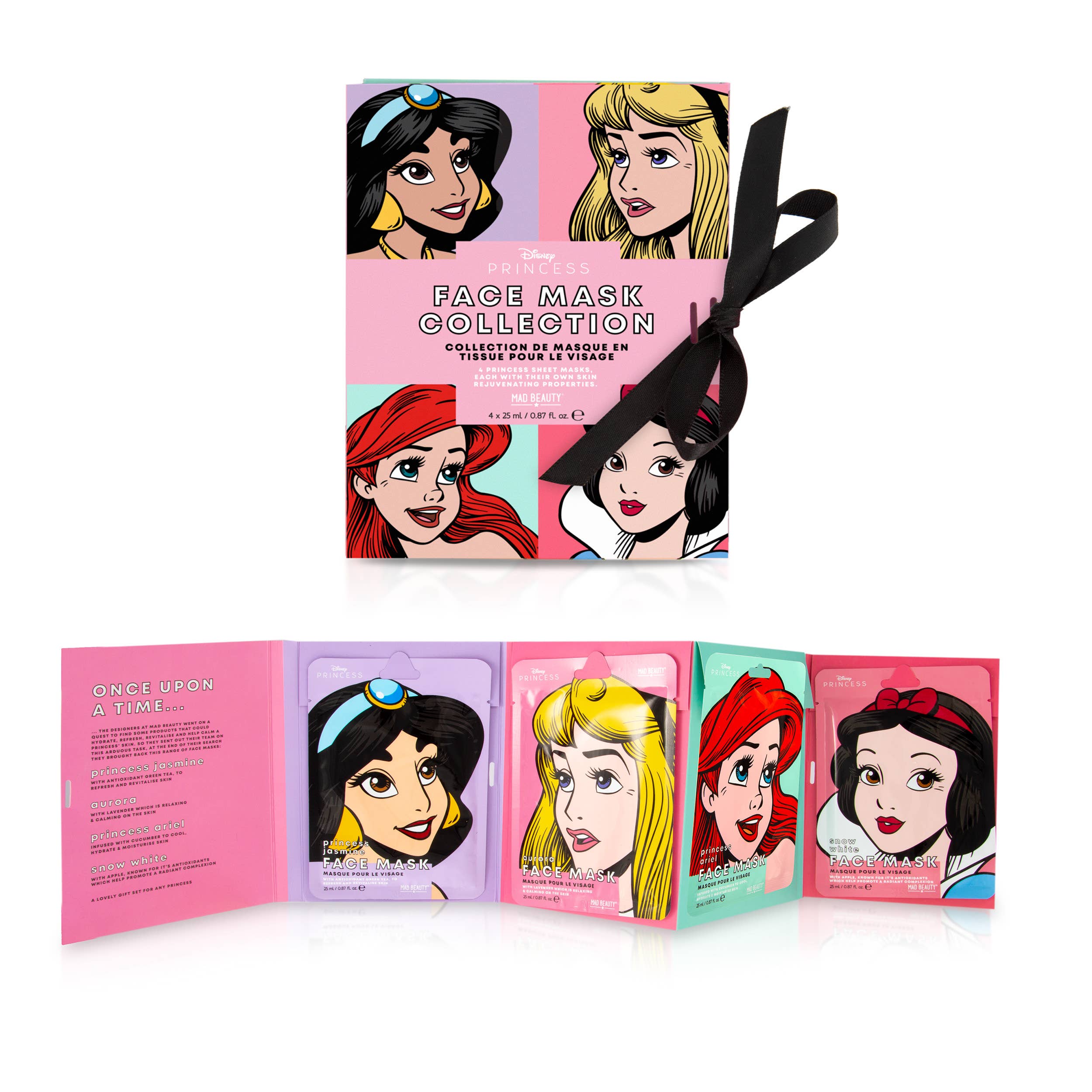 Mad Beauty USA LLC - Wholesale Skincare Face Mask - Mad Beauty Disney Pop Princess Face Mask Booklet1