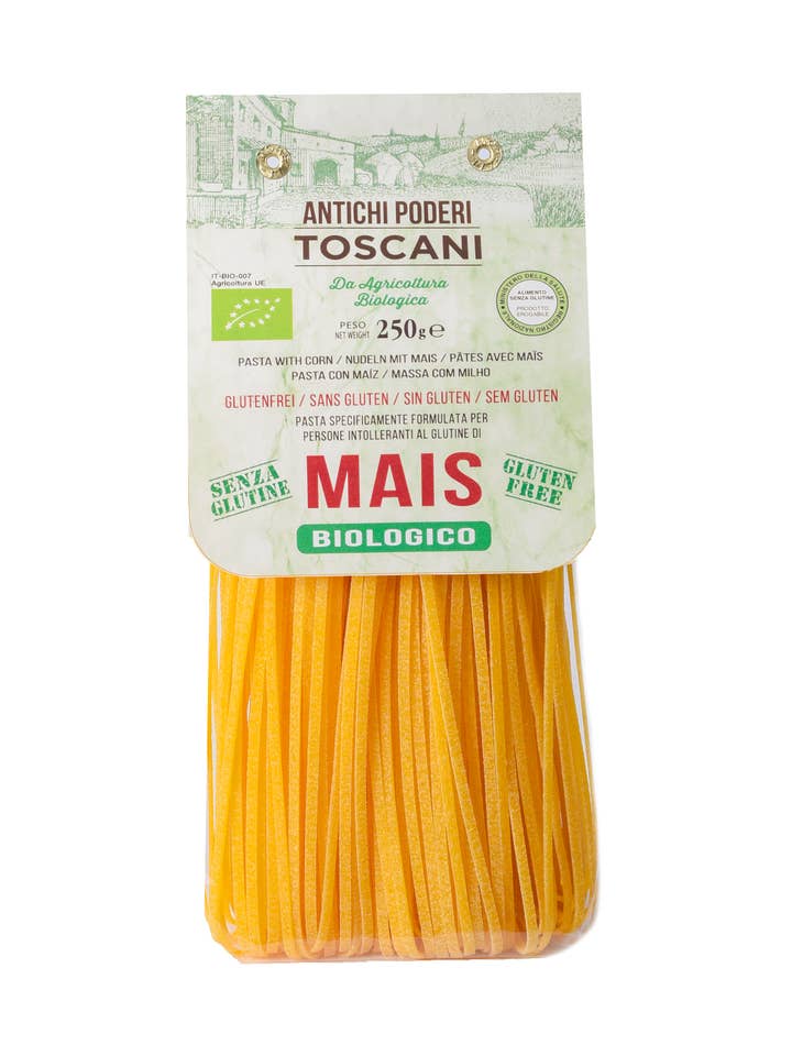 100% Corn Linguine Gluten-Free Italian Artisan 250g for wholesale by Antico Pastificio Morelli 1860