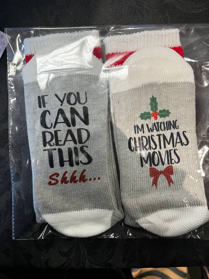 Talking Socks - Christmas Movies for wholesale by KC Cloud Creations