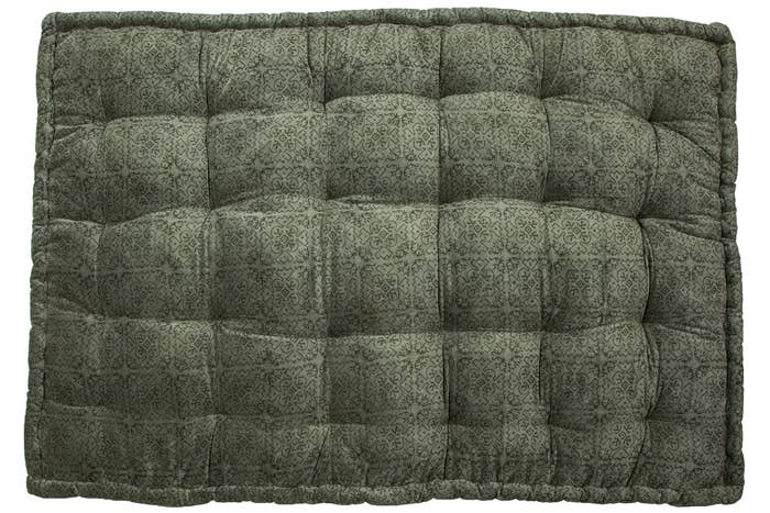 Cuscino in velluto per pallet Violetta Dark Forest 120x80 per la vendita all'ingrosso da parte di MrsBLOOM