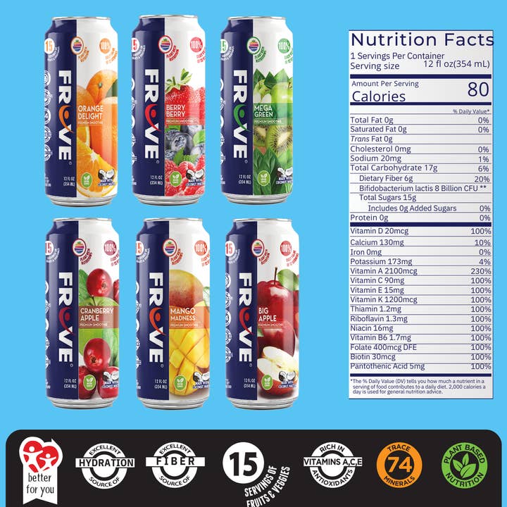 FrUve - Wholesale Fruit Juice - FrUve Super Juice Berry Berry (12 oz)