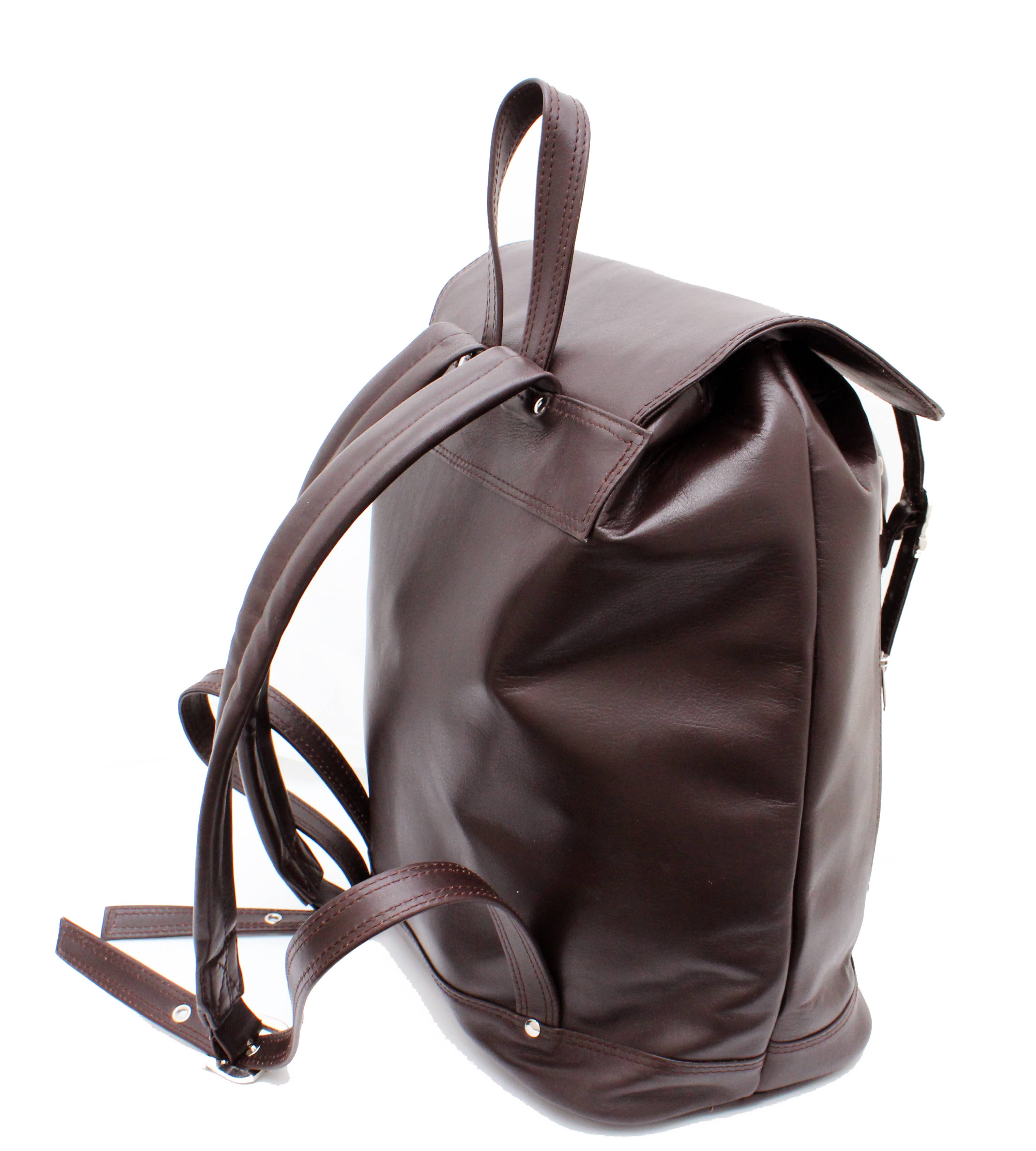 Ashlin Leather Boutique - Wholesale Backpack - Unisex - ASHLIN® | ZIPPERED COMPARTMENT BACKPACK | TUSCANY LEATHER6