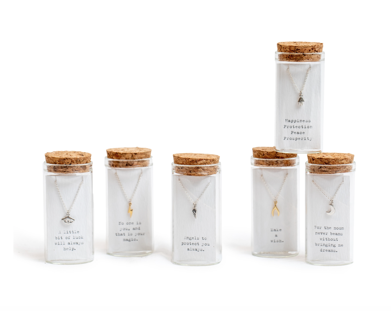 Sugarboo & Co - Wholesale Jewelry Set - Message in a Bottle Necklace Collection #1 - Assorted Set of 120