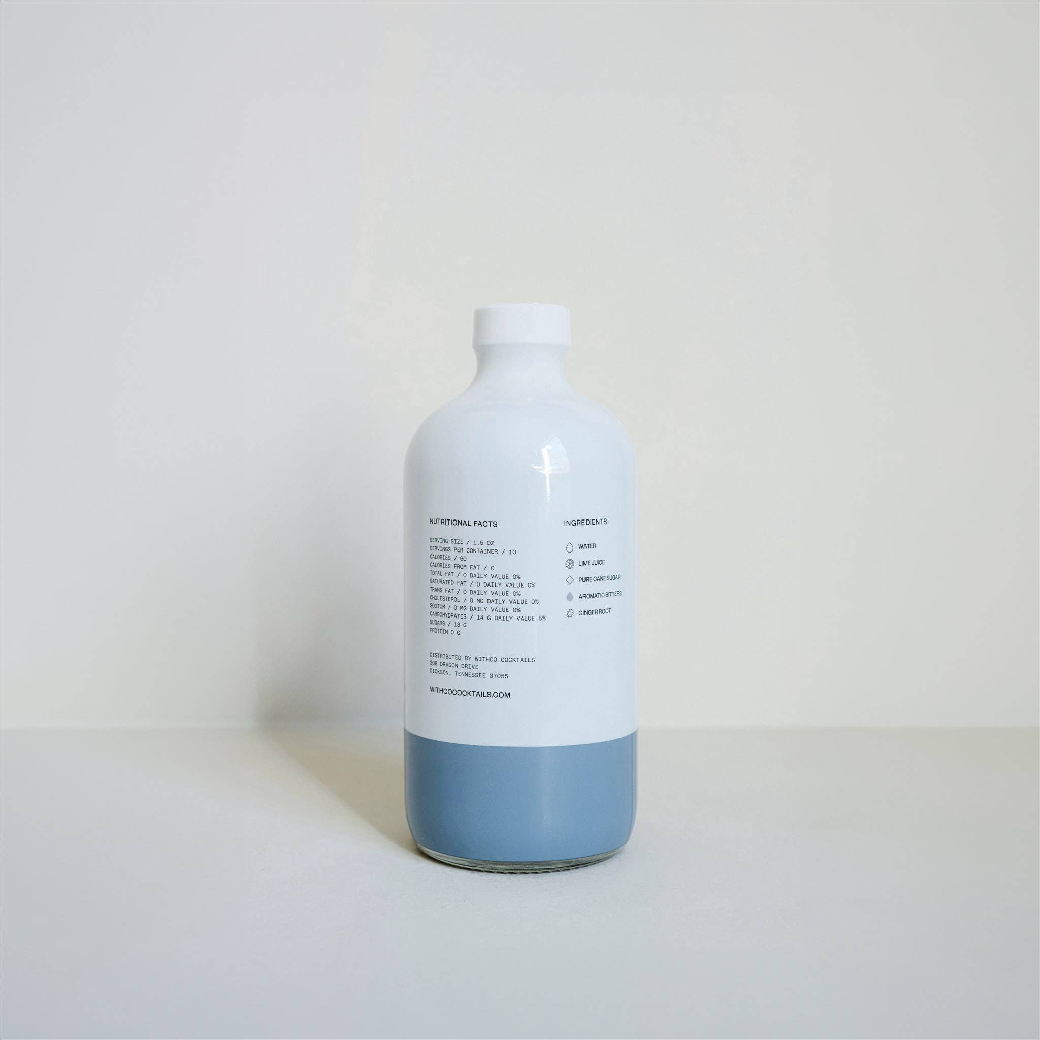 WithCo Cocktails - Vente Mélange/sirop pour cocktails - Mélange Mule au Gingembre (Racine de Gingembre, Bitters, Citron Vert)11