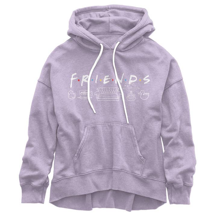 Friends - Icon Logos Women's Juniors Pullover Hoodie for wholesale by Official Store