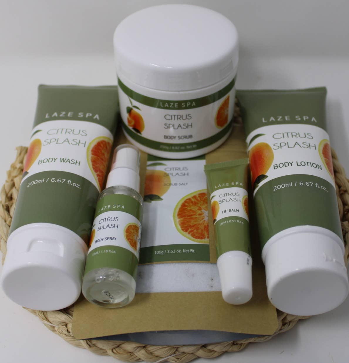 Northwoods Food and Gift Enterprises - Wholesale Body Cream/Lotion - The Laze Spa Citrus Splash Bath and Body Products3