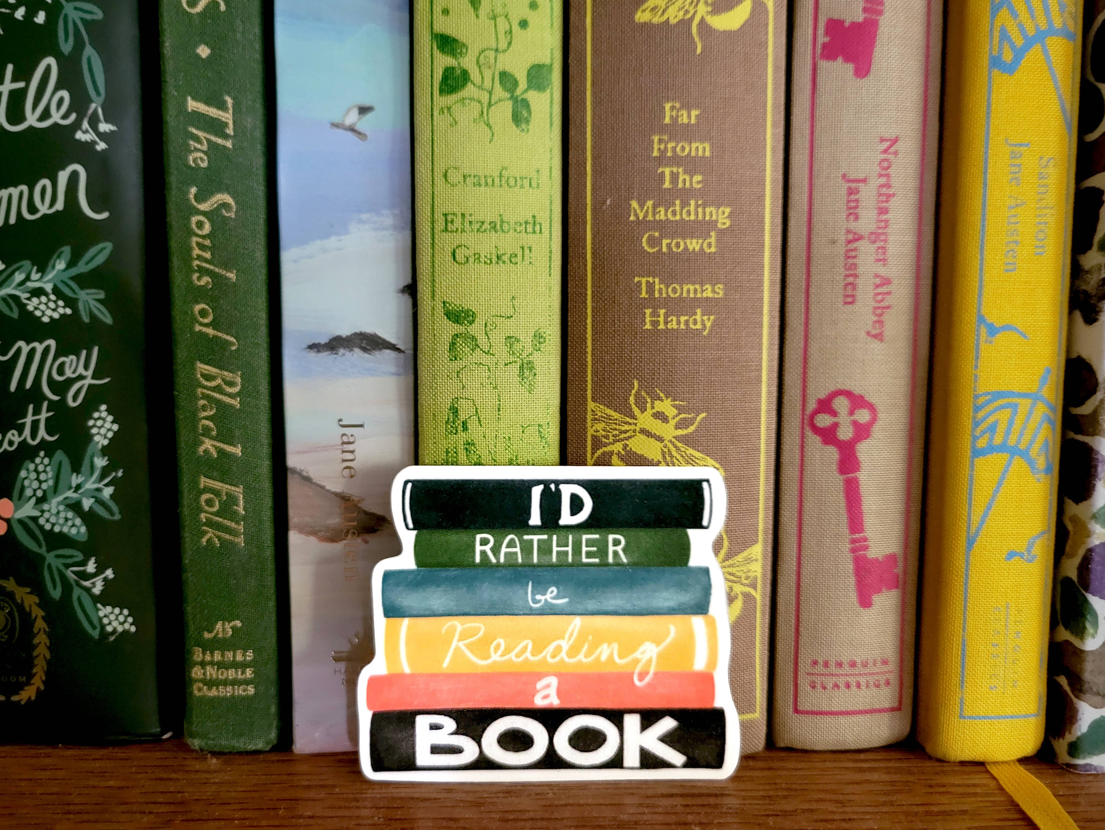 beve! - Vente Autocollants pour téléphone et ordinateur portable - Autocollant « Je préfère lire un livre », autocollant pour amoureux des livres, 3 pouces5