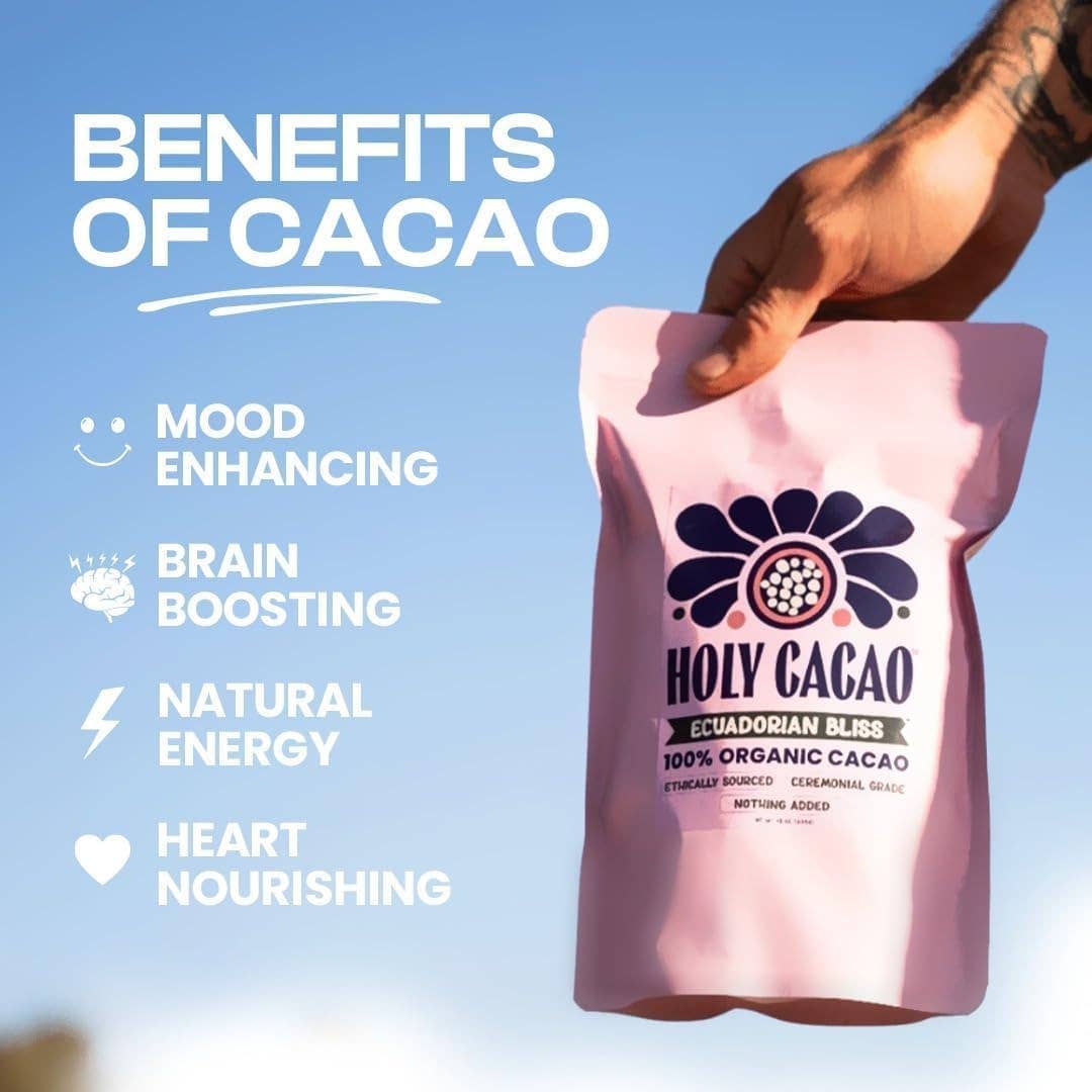 Holy cacao - Wholesale Hot cocoa mix/kit - Holy Cacao - Organic Ceremonial Grade Cacao Paste (10oz)2