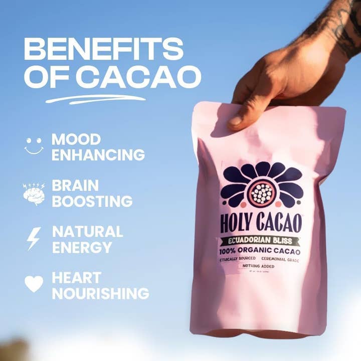 Holy cacao - Wholesale Hot cocoa mix/kit - Holy Cacao - Organic Ceremonial Grade Cacao Paste (10oz)2