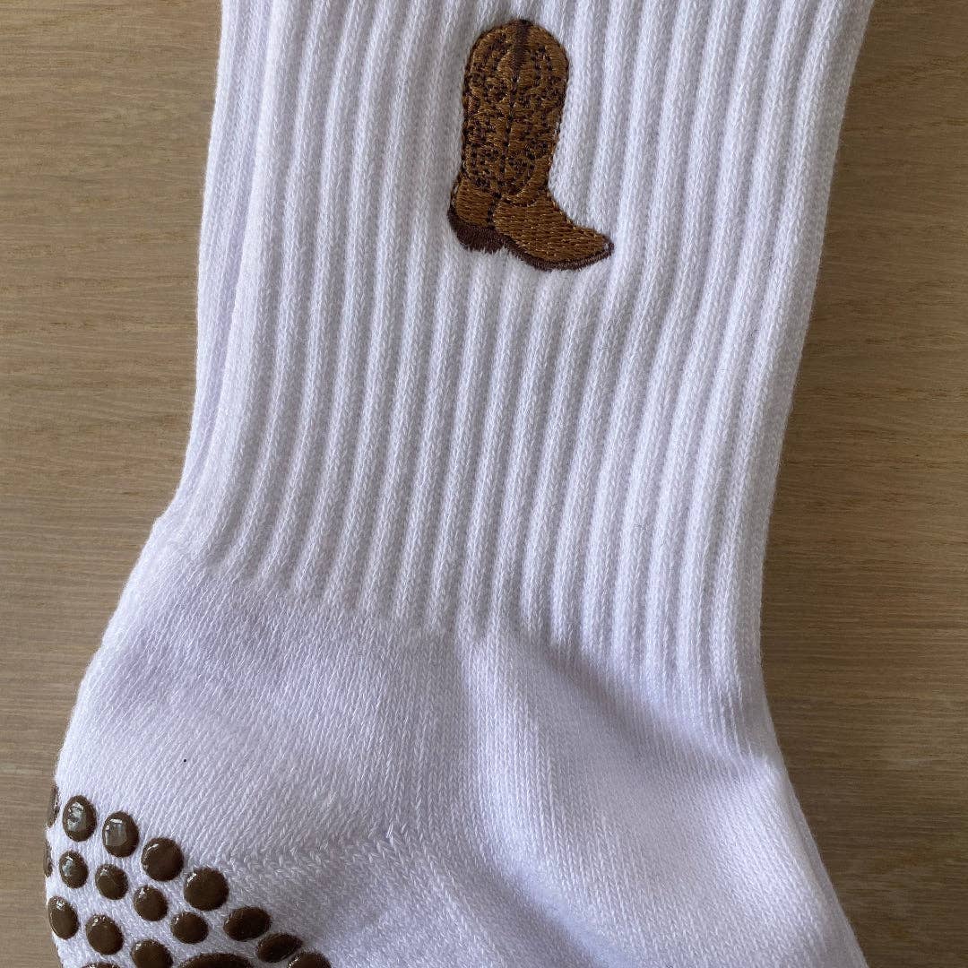 Girl's Girl - Vente Chaussettes – femme - CHAUSSETTES ANTIDÉRAPANTES POUR BOTTES DE COWBOY1
