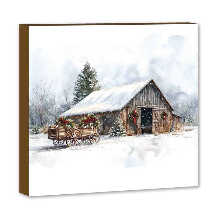 Winter Barn Tabletop Decor for Christmas Decoration for wholesale by LifeSong Milestones