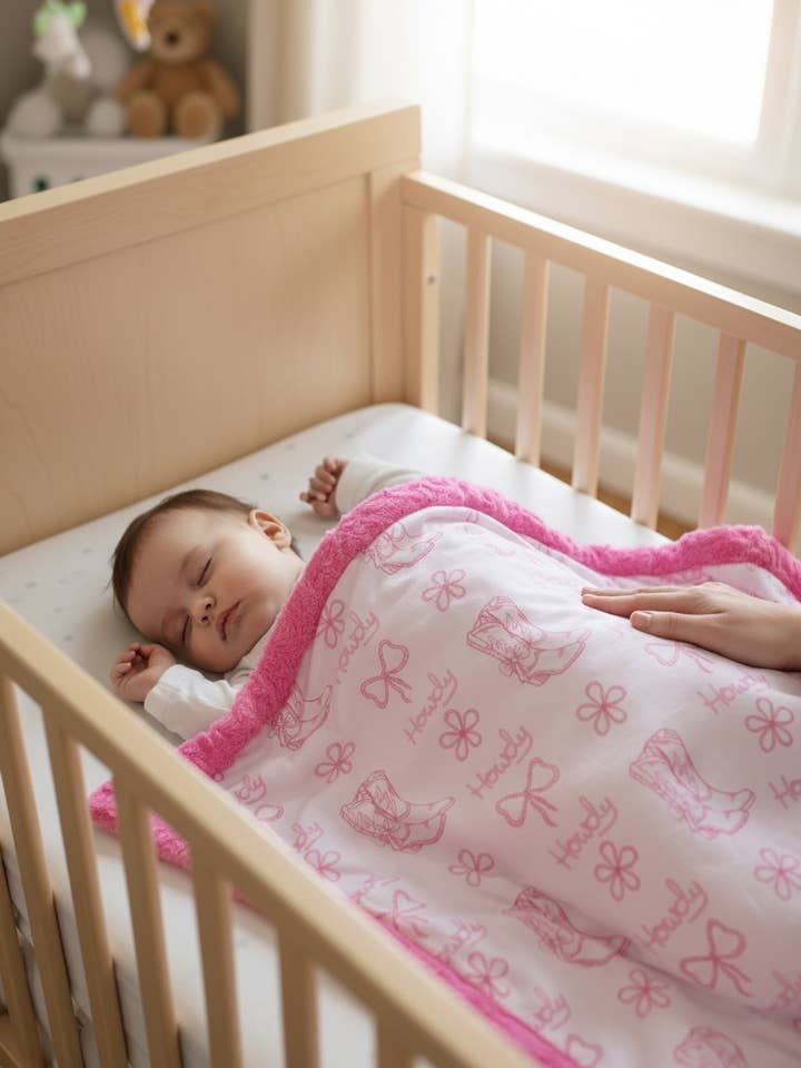 35" x 35" faux fur baby blanket. for wholesale by Kids Charm Online