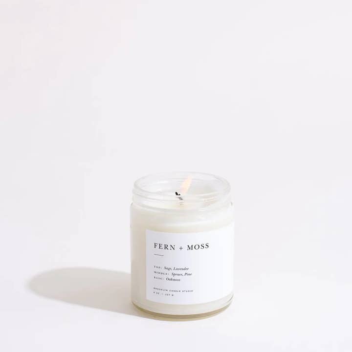 Brooklyn Candle Studio - Wholesale Jar/Filled Candle - Fern + Moss Jar Candle