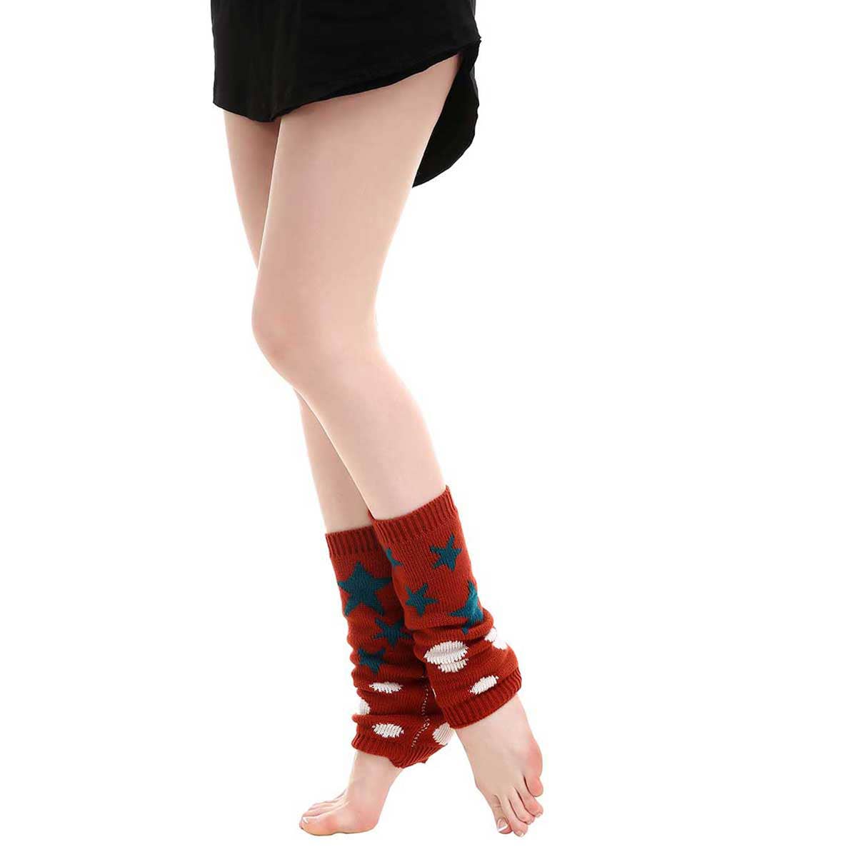 Mad Style - Wholesale Legwarmers - Women's - Red Varsity Leg Warmers1