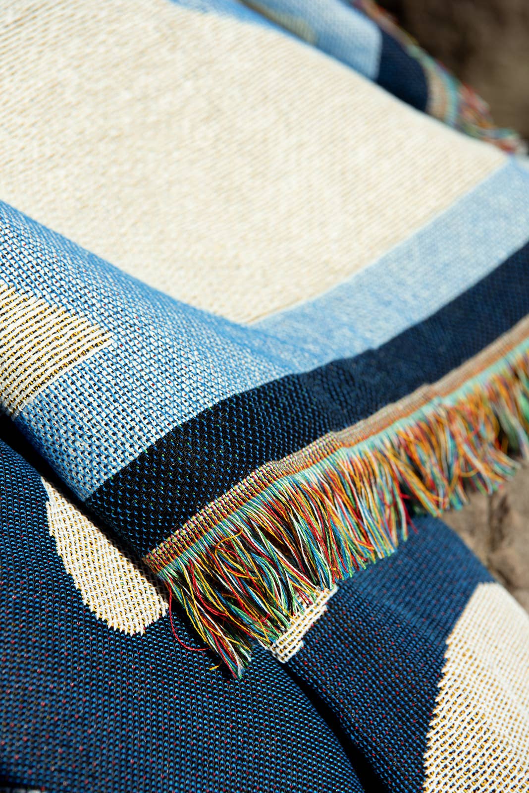 Sundream - Wholesale Throw Blanket - Horizon Heritage Woven Throw - Ocean5