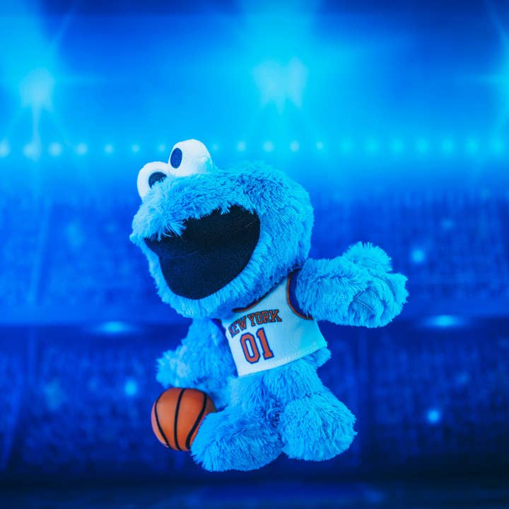 Uncanny Brands - Wholesale Stuffed/Plush Toy - Kids & Baby - Bleacher Creatures NY Knicks SS Cookie Monster 8" Plush5