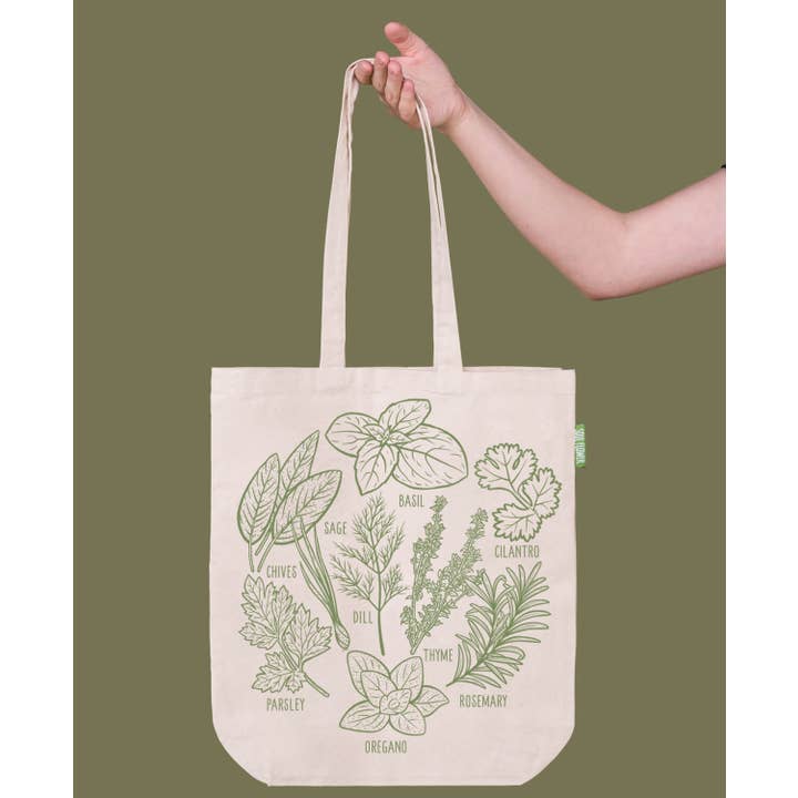 Soul Flower – wholesale Bärkasse - Unisex – Örter Botanisk Tygkasse - Ekologiska Canvasväskor1