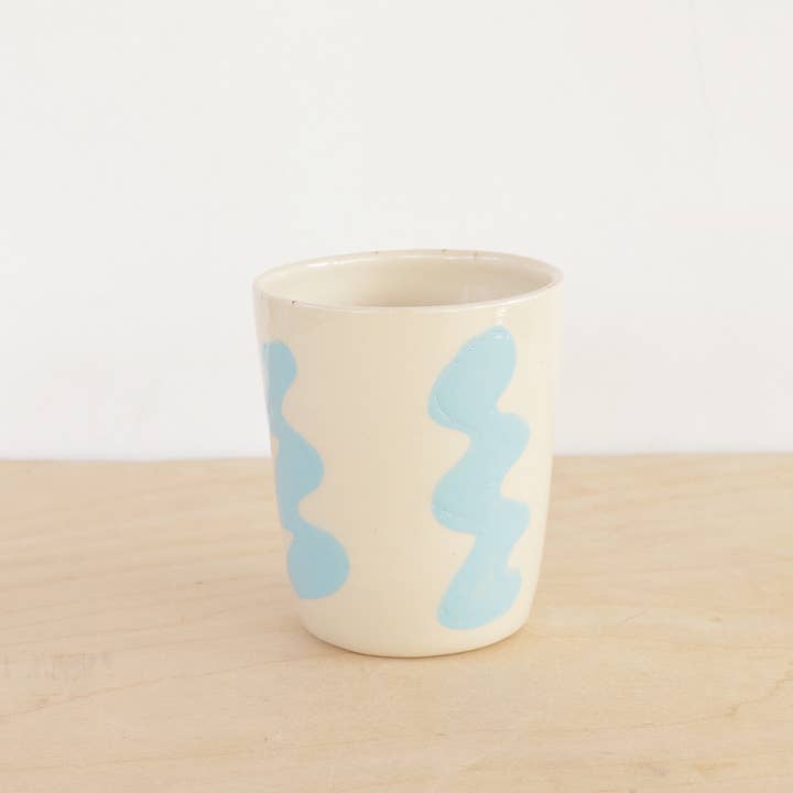 Nightshift Ceramics - Wholesale Drinking Glass/Cup - Ceramic Squiggle Tumbler