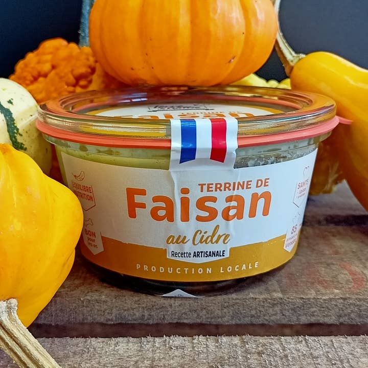 Terrina di fagiano con sidro 100g per la vendita all'ingrosso da parte di TERRE DE GALLIE