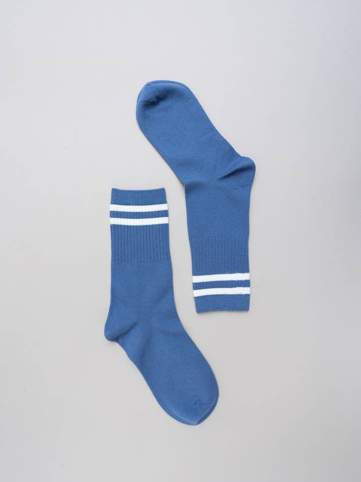 Leto Accessories - Wholesale Socks - Women's - Retro Stripe Wool Blend Socks2