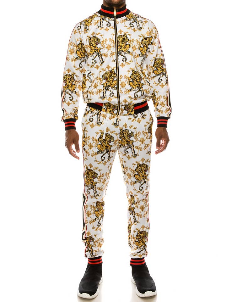 ST854 CROUCHING TIGER TRACK SUITS (OPEN PACK) for wholesale by Victorious