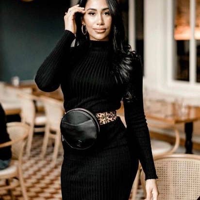 BORN TO ROAM – wholesale Bälte - Dam – ROMA LEOPARDMÖNSTRAT BÄLTE - KALV -HÅR6