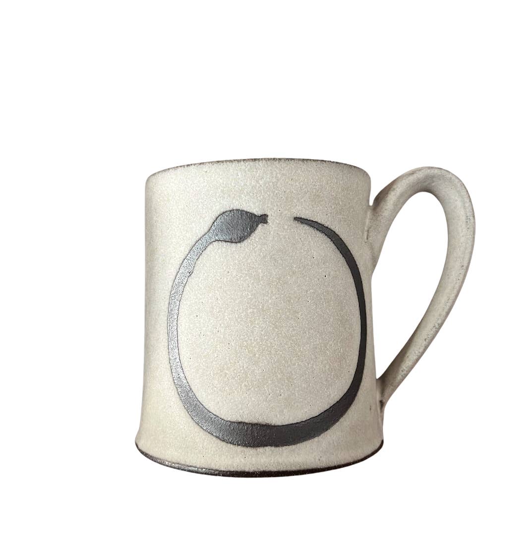 Jessica Wertz Ceramics - Wholesale Coffee Mug - Ourobouros Snake Mug 2
