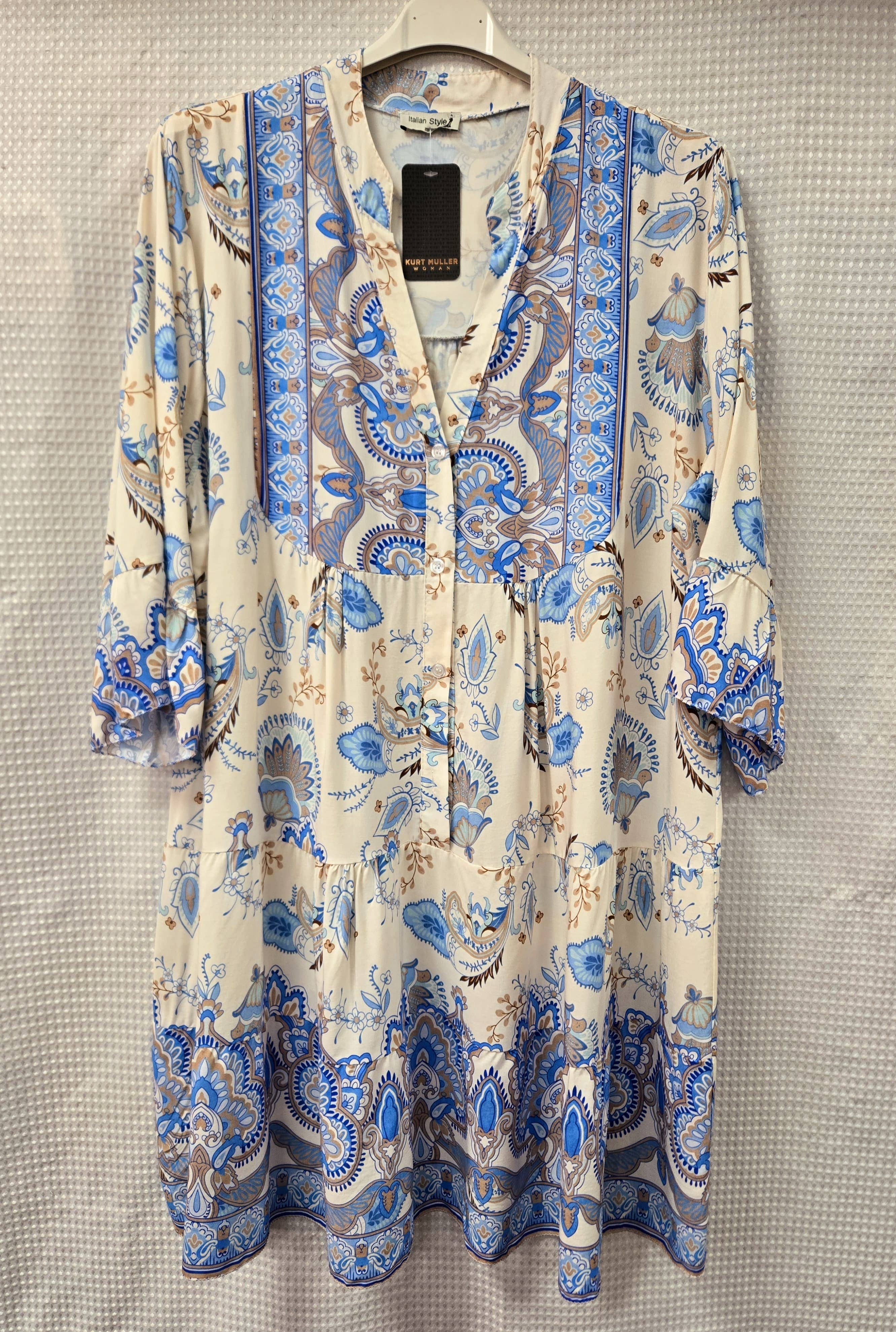 Kurt Muller - Vente Robe – femme - Tunique style blouse à imprimé baroque4