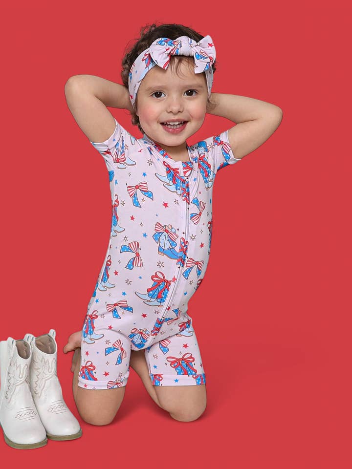 USA BOOTS N' BOWS DREAM SHORTIE for wholesale by Dream Big Little Co.