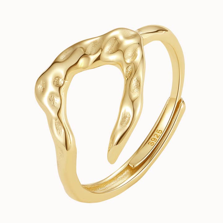 Nava Copenhagen - Venta al por mayor Anillo de banda/apilable - Muriel Ring - Dorado0