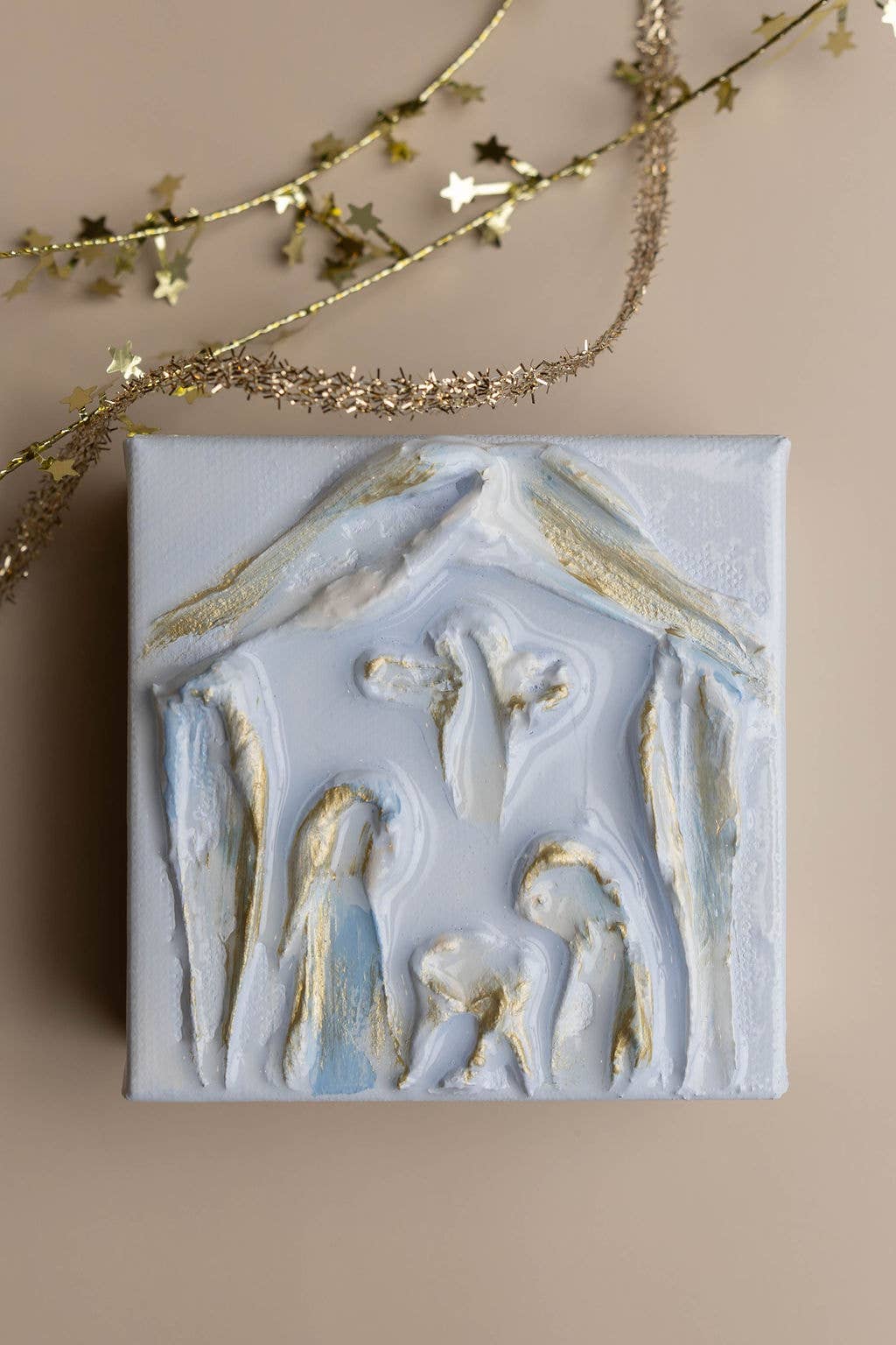 HappiesByAMS - Wholesale Painting/Drawing - Canvas - 4x4 inch - Nativity1