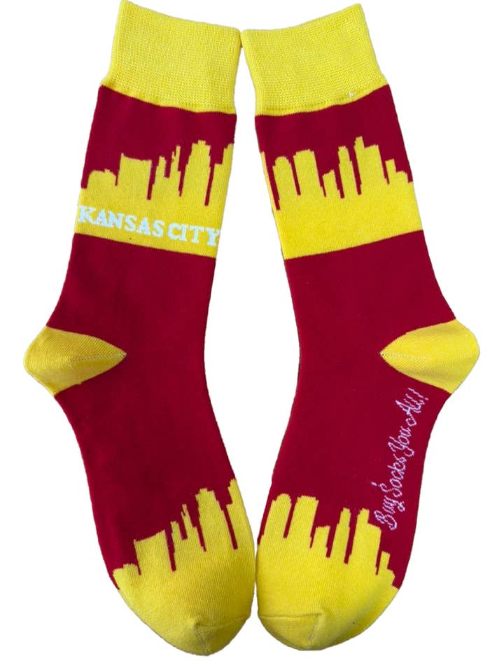 Kansas City Skyline Mens Socks for wholesale by Buy Socks You All