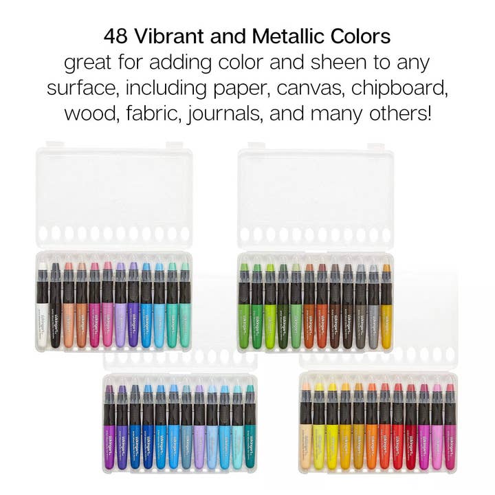 KINGART - Wholesale Crayons - Gel Stick Crayons 48 Colors3