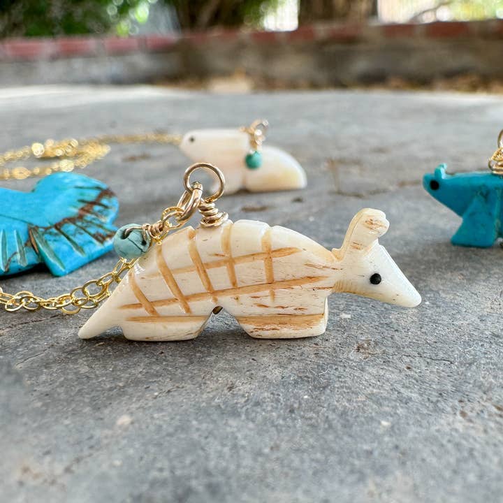 Little Armadillo Necklace for wholesale by Canyon Moon
