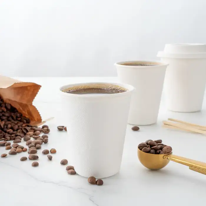 Reharvest – Engroshandel Engangsbæger – Engangs 4 & 9oz Kopper [50-pak] Biologisk nedbrydelige Bagasse Kopper4