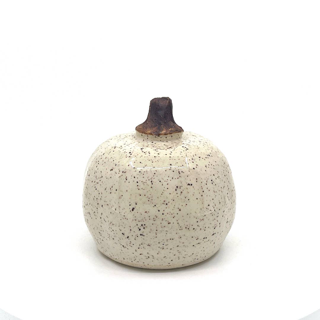 Beasley Ceramics - Wholesale Decorative Tabletop Object - Harvest Pumpkins (Natural Stem)1