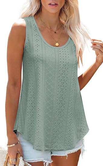 YNIQUE – Top interior – Mulher por atacado – Tops de Verão Camisas Sexy Sem Mangas Camisolas Camisolas Soltas15