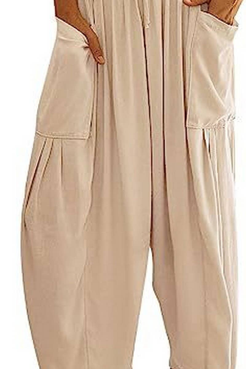 NINEXIS - Wholesale Pants - Women's - CWBLP0709_LOOSE CASUAL COTTON AND LINEN TROUSERS34