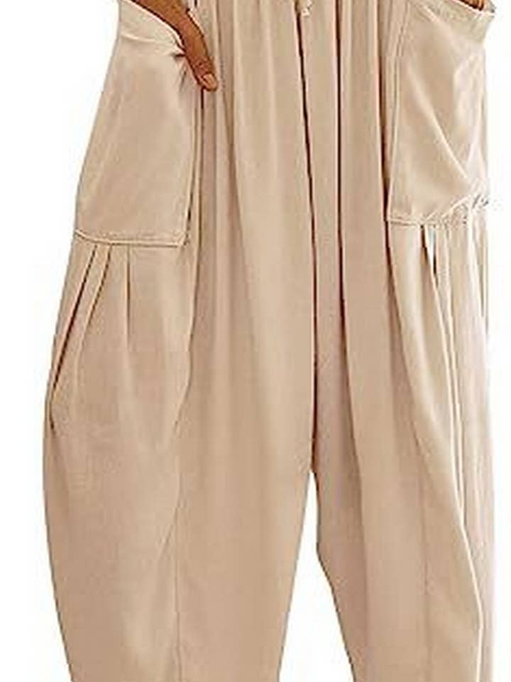 NINEXIS - Wholesale Pants - Women's - CWBLP0709_LOOSE CASUAL COTTON AND LINEN TROUSERS34