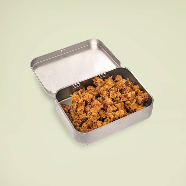 Dewkes Snacks for Dogs – wholesale Pet treats – Dog – Dog Training Treats – 100% Pure Turkey in Reusable Tin2