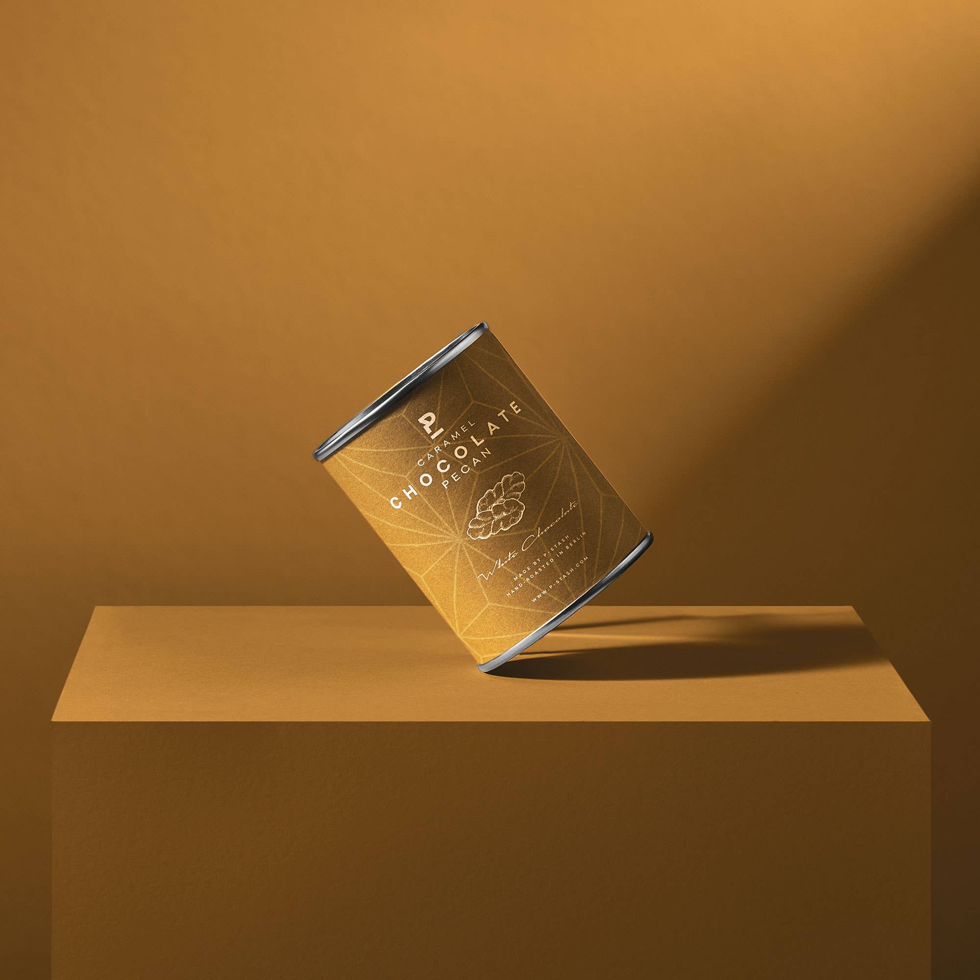 P-Stash - Wholesale Chocolate Covered Sweets - 12x Pecan nut - White chocolate with caramel - Mini 60g